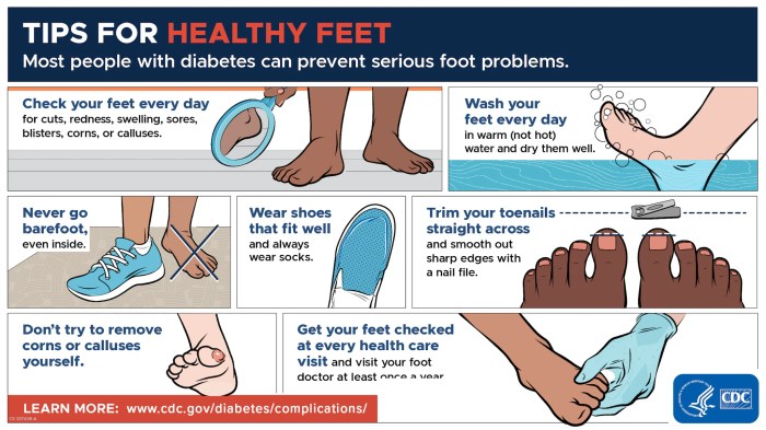 Foot diabetic complications health world care feet organization tips choose board prevent these share diabetes routine