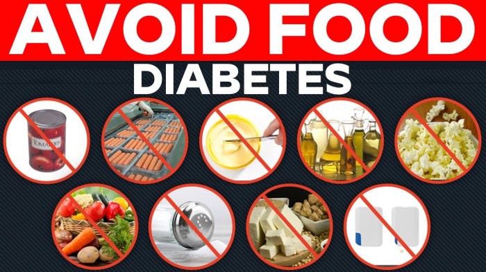 Diabetes avoid eat food diabetic